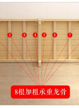 床加架宽可床松PEE木实木折叠床床床边单人床人木床加长单拼床接