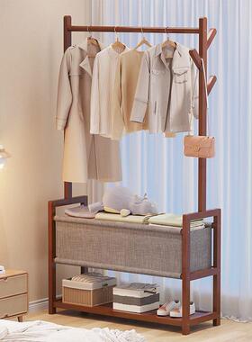 挂衣架落地间卧帽室衣收纳置物架房客立式KZR多厅层家用衣服架杆