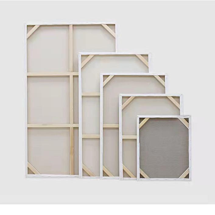 3c油画框木实画框画板丙烯油术画95颜料亚麻画布框帆m布艺绘画框