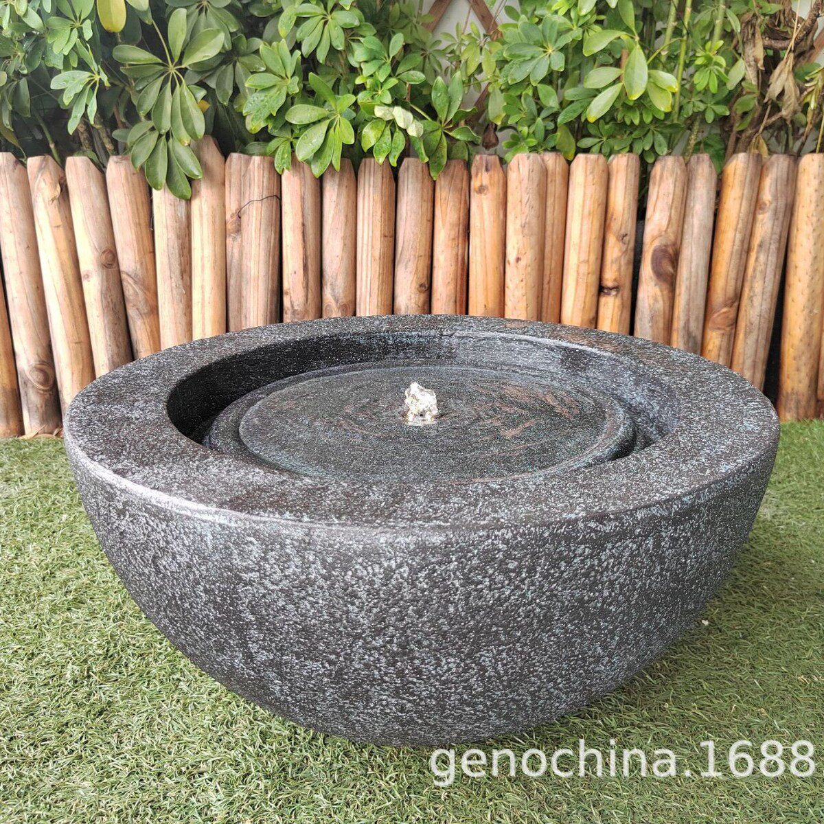 创意简约风花园庭院造景阳台室内流水摆件循环水景观喷泉插电款-5