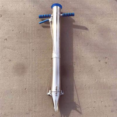 双把手不锈锈钢栽苗器丝钢瓜苗移途栽机BSO不多用烟苗移栽器