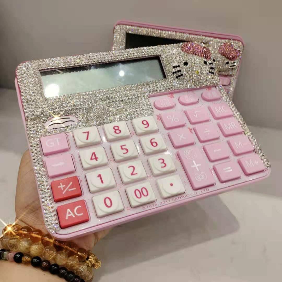键大按语音镶计算机粉色真人发音报读可计算器弹钢琴器卡通手感好