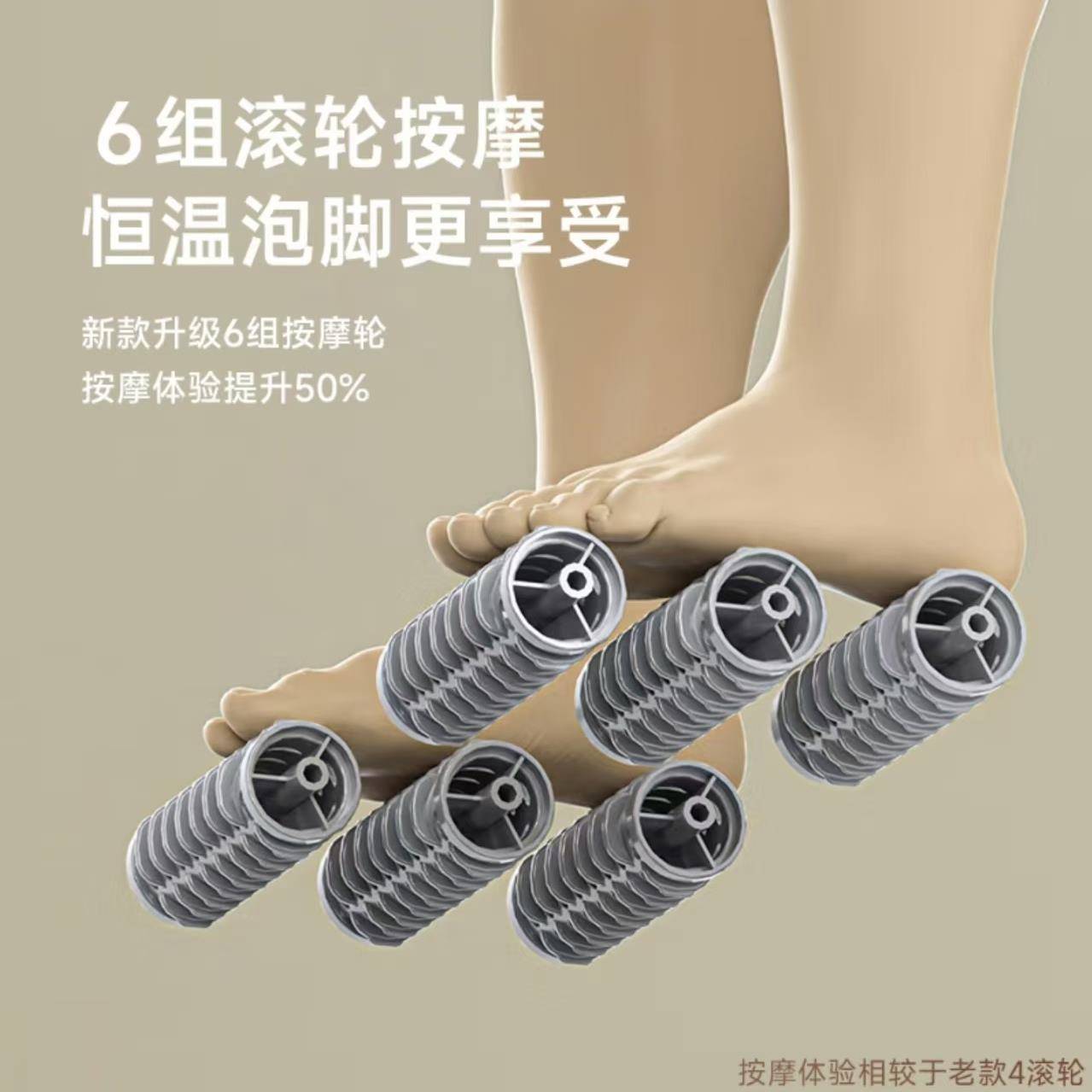 艾丽可折叠恒足浴盆用便携按摩盆足ABL-ZYP2底泡脚桶家自动加温热
