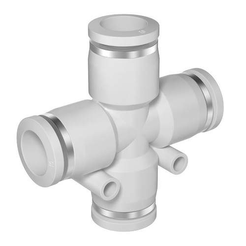 TPM朝日气动接头十字型四气管接头PZA4PZ通AZA8PZA10PP无品牌/Z6A