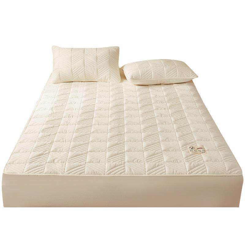 A大豆5纤维夹垫棉床笠单件床保护罩床罩防尘床套全包2XIS类02年新