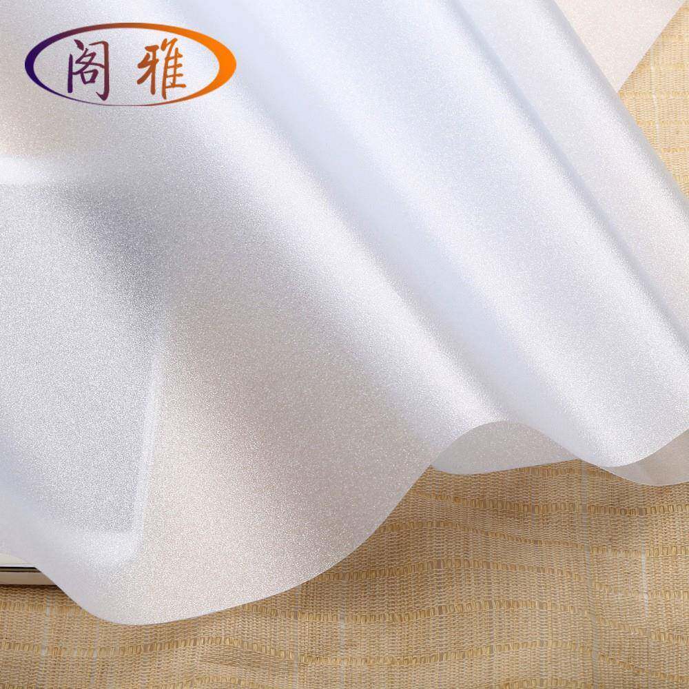 50玻璃厕贴纸纯m磨砂透不透明YAM办公室光阳台白磨砂卫生间所防窥