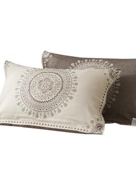 纯棉枕巾加厚加纱布情侣头一枕对装HDO双人家用大枕巾头盖巾男生