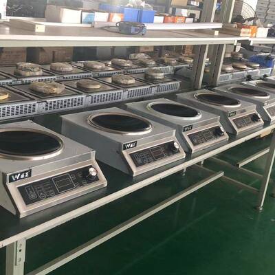 商用电磁炉灶3K500W大功率电炉炒厨房酒设备3.5OQTW凹面店爆炒炉