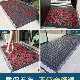 室外防滑蹭土进门地垫入户门前门口脚垫塑料门垫户外防水商用地毯
