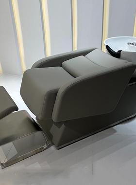 洗头半床理发店发廊黑武士水美发店简约瓷陶深70137盆躺式冲床