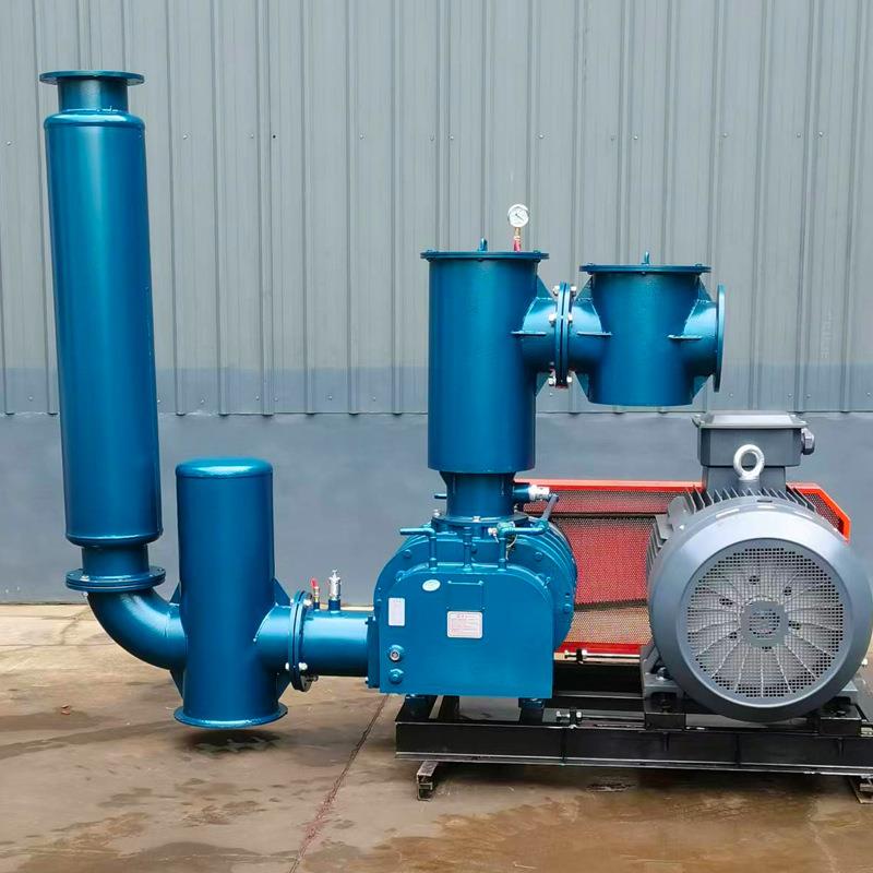 负压真空泵茨罗YIN风机气力输空送粉体真吸料茨鼓风机罗茨真罗空