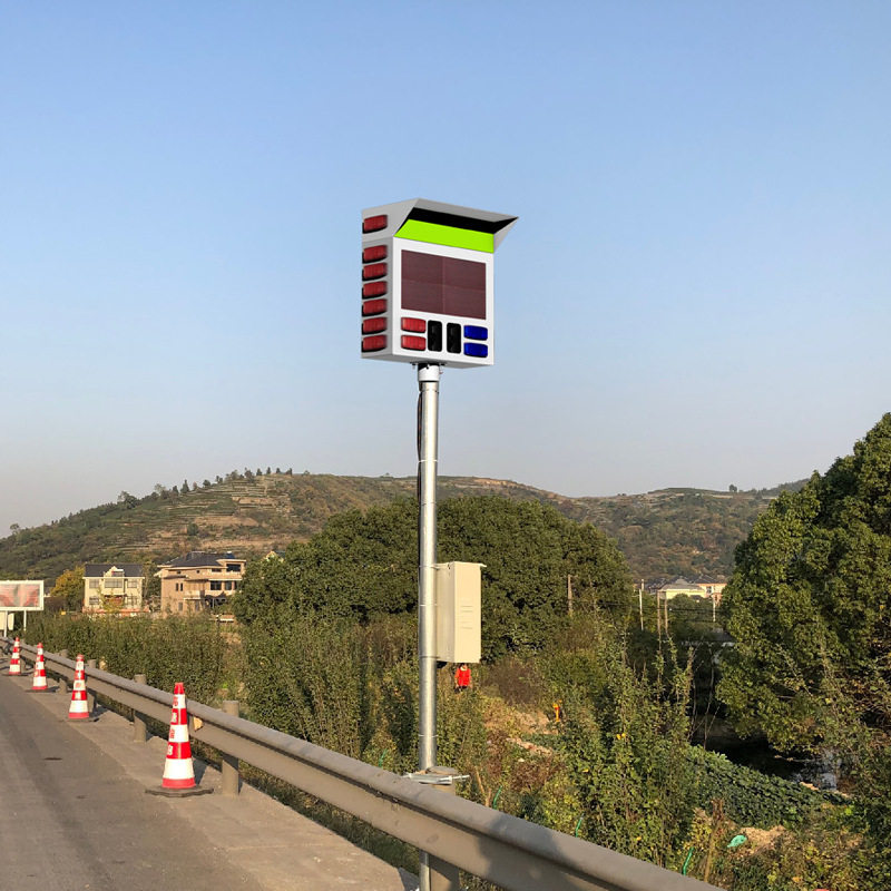 LED灯光交通诱导屏 云控交通智能预警设备红蓝LED警示灯道路施工