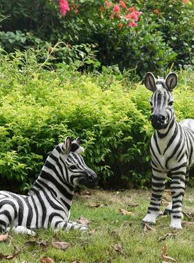 户外真玻banma钢璃树农脂场WG18045仿公园庭院动物模型雕塑装饰工