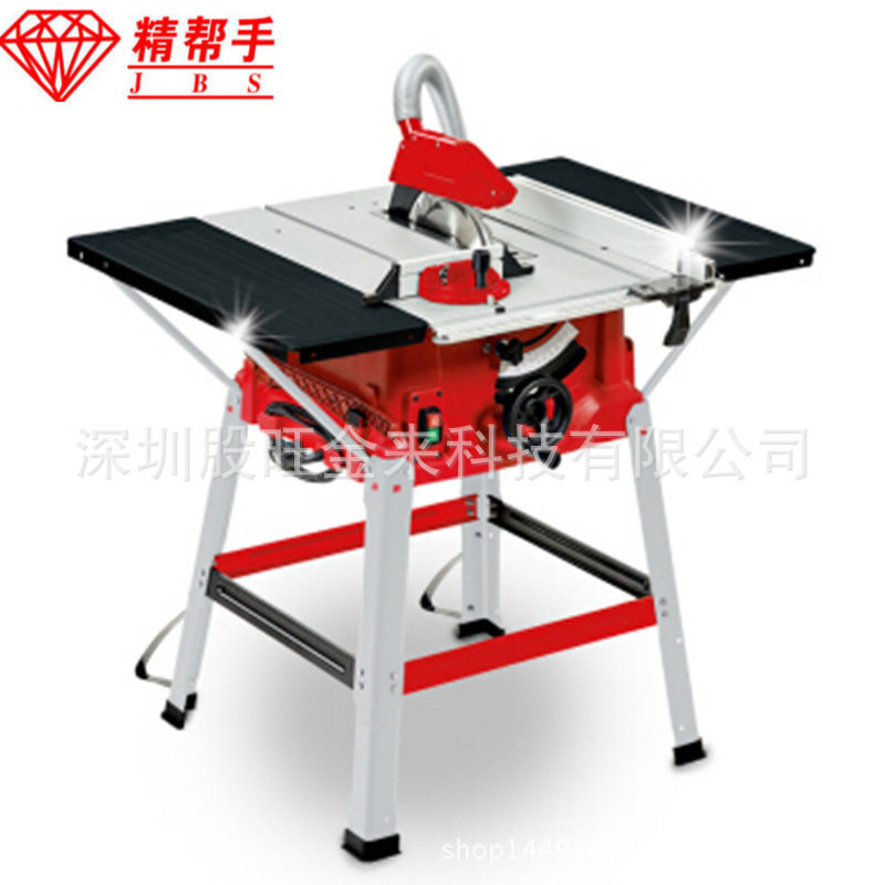 10寸木工台锯可调角度台式切割机多功能电锯木工工具10寸台锯