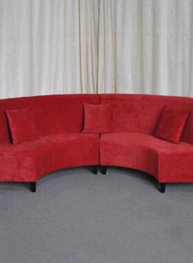 现代简约皮艺卡座沙发 U型组合卡座 KTV酒吧靠背沙发[SP-KS321]