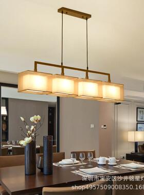 全铜新中60094式客厅吊灯25新款中国风2大酒0店别墅灯具大气复式