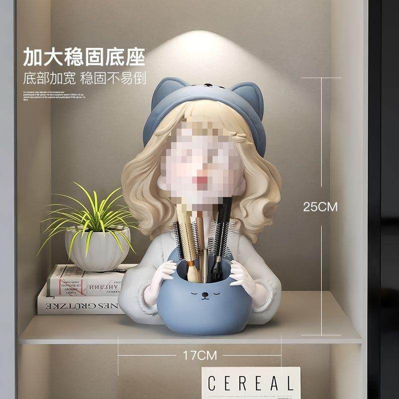 T5棕榈树女孩柜家钥匙收纳摆件居PFT装饰品玄关电视酒柜卧室K桌面,家居饰品,落地摆件,淘宝优惠券,粉丝福利购,淘宝优惠卷