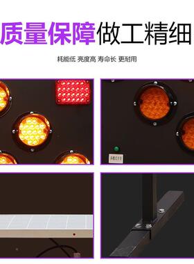 厂家直VPX销牌金太阳能施合工导向牌夜间警示铝施工LED车载导向牌