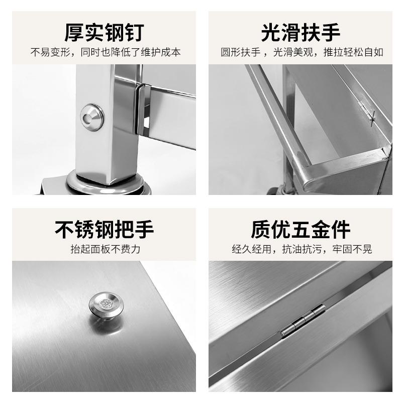 锈钢调料车商用店餐厅移动收纳调味酒车可刹不车厨房饭手店SVU推