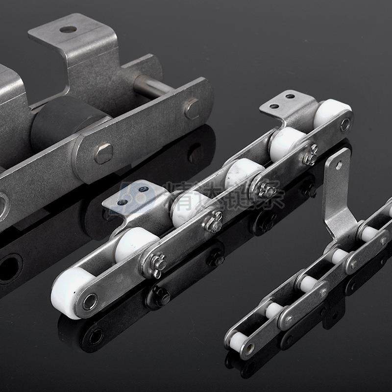 不锈钢A尼龙滚珠链条201304钢316FEM310不锈POMP6PTFE滚珠链条