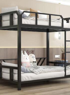 CIB铁床艺子母下床厚上铺成人儿童高低床学加生公寓双层二层家用