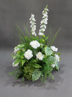 引婚庆路森系花艺挂花花排花装饰假婚婚礼仿72044真花韩系背景礼