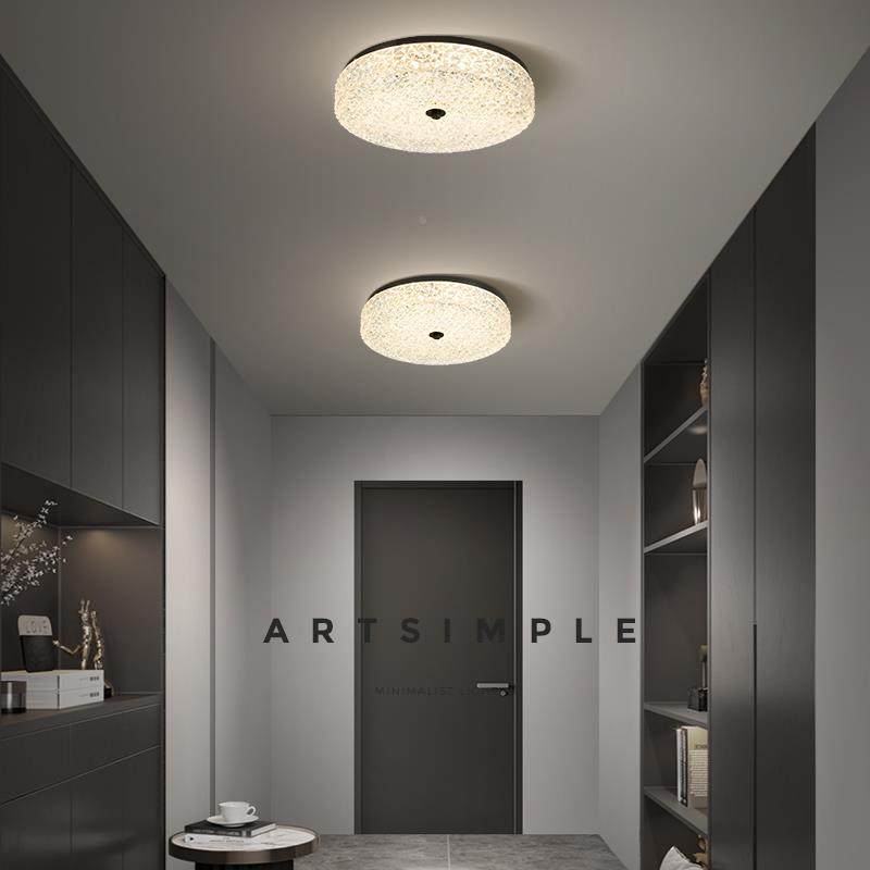 全铜台意式极道灯走廊灯现代简约轻简QIA奢过家用阳玄关衣帽间吸