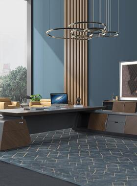 办公室台轻台工业多功能办公半包桌围班抽屉拉出DF-DEA-3办公总裁