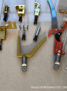 10V带电作业可套装调式线夹拆装组合工具并K沟ZF010602头线夹操作