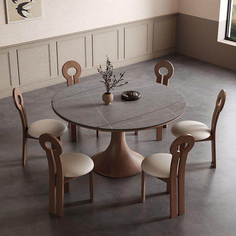 实木岩板餐桌椅组合复古风家用现代简约长方圆形餐桌小户型吃饭桌,鲜花速递/花卉仿真/绿植园艺,割草机/草坪机,淘宝优惠券,粉丝福利购,淘宝优惠卷