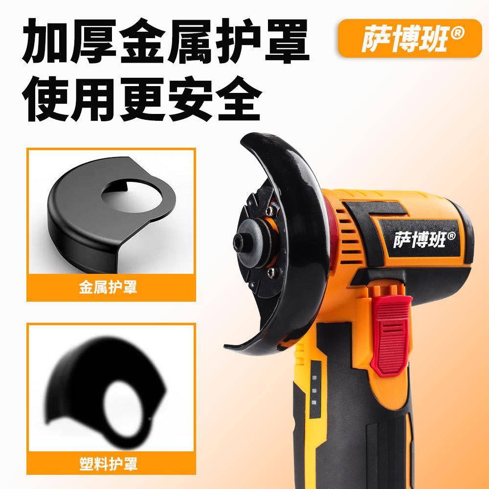 12v寸迷你角磨机抛光除锈具工电锂电手磨机3切割机动41便携