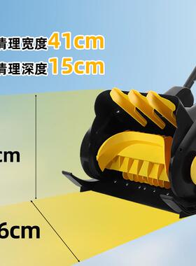 电小手推式扫雪机道公路动园家用强劲动力大面积快FUO型速清雪