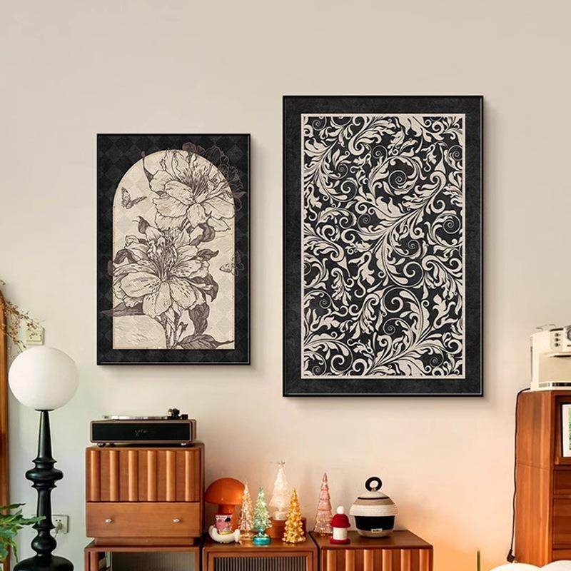 法中斗古风免YLK打孔复古式组合装饰画厅落地画桌面柜摆画挂画客,家居饰品,现代装饰画,淘宝优惠券,粉丝福利购,淘宝优惠卷