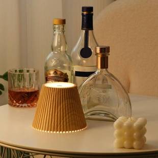 亚马逊新款酒瓶灯高脚灯头可调光餐厅酒吧瓶身氛围装饰灯创意家用