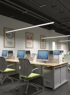 d办公l吊灯e长条灯商业教室商场餐厅室灯吧台照明方通灯98070简约