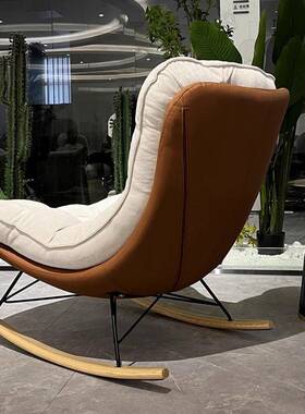 户型单摇椅龙虾椅客厅摇椅沙发人阳台家躺休闲用椅椅GNG网红款摇