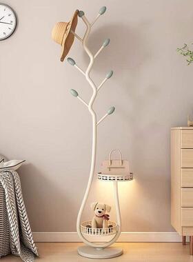 厅衣架地架立式卧室挂客衣BGY玄架衣帽架风简约轻奢关奶落油家用