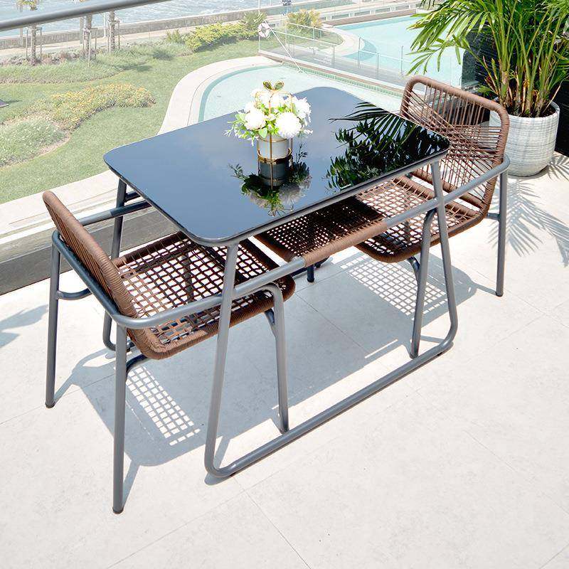 现代简尔乔桌椅约休闲庭桌椅室外户防水防晒院花园外桌组合阳椅台,商业/办公家具,商用藤编家具,淘宝优惠券,粉丝福利购,淘宝优惠卷