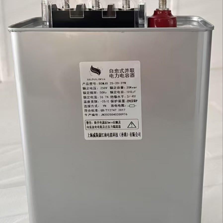 BSM低J自愈式并联电列力电容器分补系0.25-5-10-1-3YABU250V压5电