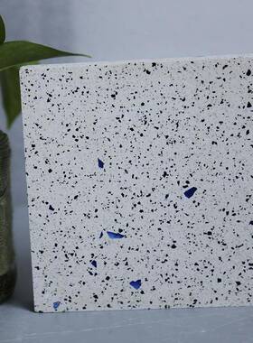 预制水颗石白磨蓝色粒磨石WHQ卫生间墙砖庭院复古花地水砖多色可