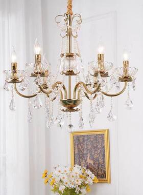 式复古式水晶灯法客厅吊灯欧式宫廷卧室62954美楼梯灯复餐厅式蜡