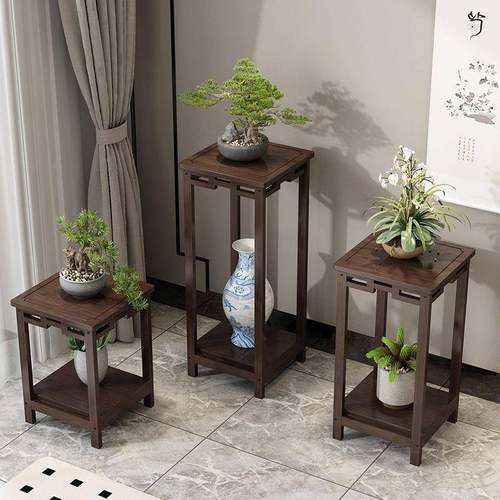 花架子室内家用阳架台花绿萝花架花盆室落地GDA式内客厅楠竹置物