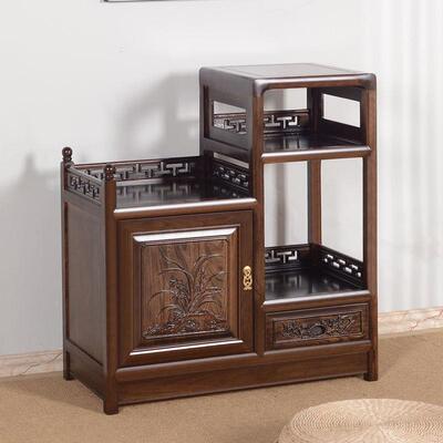 新YPD中架式实木茶水柜一体小型家用茶桌多功厅能整装置物客新