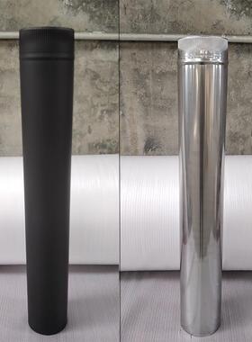 壁炉真燃木壁炉配UJO安装件30不锈4钢烟管烟囱原色/黑色火可选