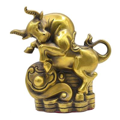 精工铜十二生肖鸡摆UGF件牛虎兔龙蛇马羊猴工狗猪家鼠居艺品