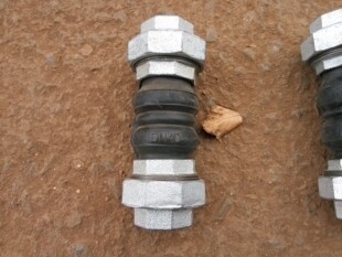 丝扣橡胶软接头 JGD11 DN40 工厂直销 柔性联接器1