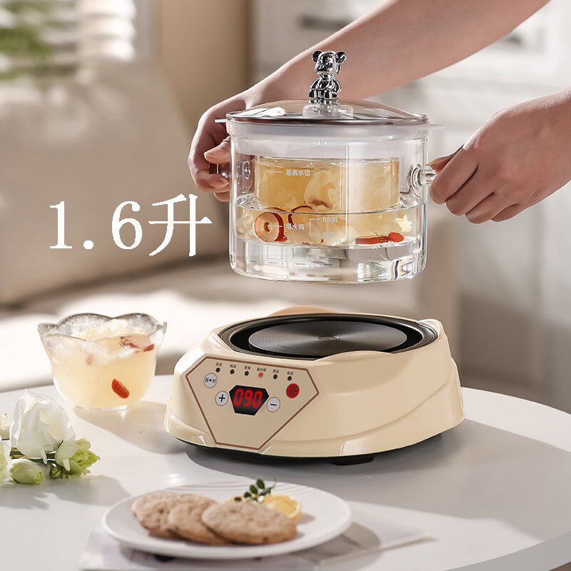 燕窝炖盅专用杯1-3人专业燕窝甜品鱼胶隔水炖盅玻璃全自动电炖锅