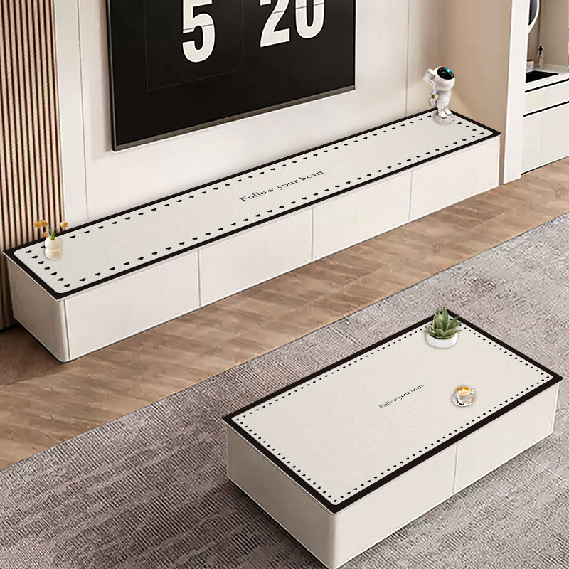 电视柜桌垫防水防油免洗客厅家用茶几组合桌布电视柜台面保护垫子