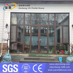 装配式轻钢结构别墅农家平顶房屋 北方含阳光房房屋