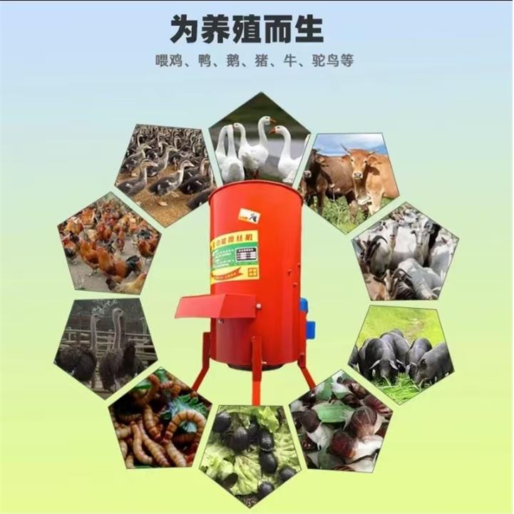 家用小型瓜果蔬菜切丝机多功能电动打菜机擦丝机鸡鸭鹅猪养殖粉碎